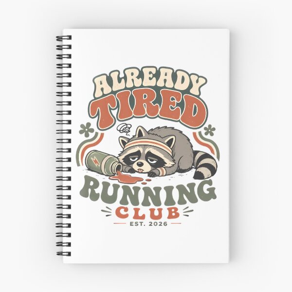 Item preview, Already Tired Running Club Est. 2026 designed and sold by Linework Studio.