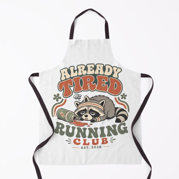 Item preview, Already Tired Running Club Est. 2026 designed and sold by Linework Studio.