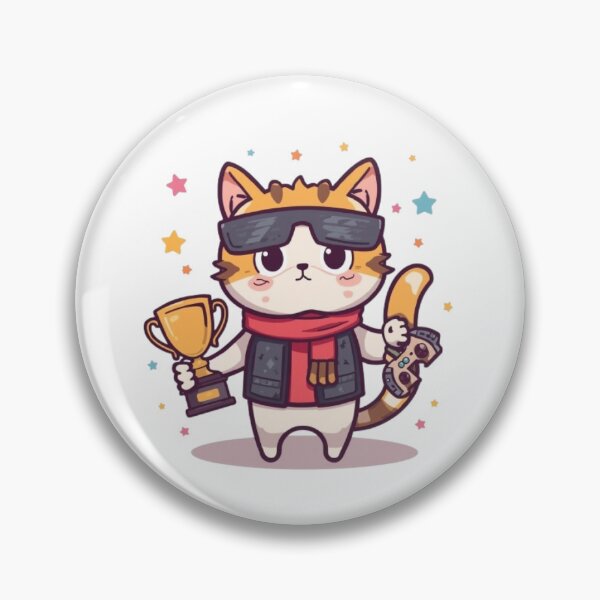 Item preview, Cat Powered Gaming Sticker designed and sold by Stylestickers55.