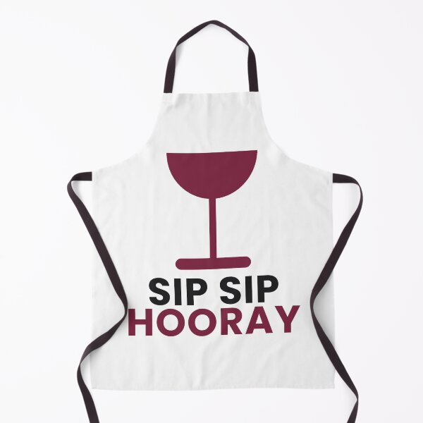 Item preview, Sip Sip Hooray Funny Wine Lover Tee designed and sold by 7Four1 Designs.