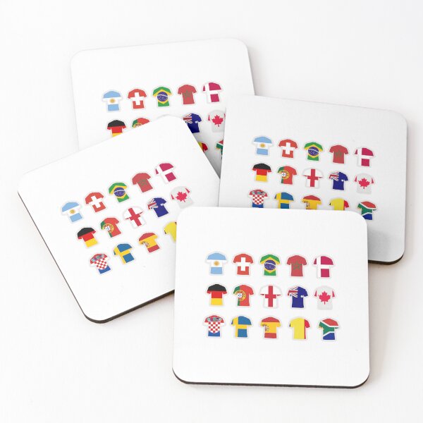 Item preview, World Football Jersey Flags Collection Set designed and sold by KAWAII STUDIO NB.
