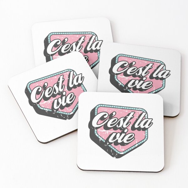 Item preview, Cest La Vie - Vintage Neon Sign Style Retro Badge designed and sold by AnAzArt.