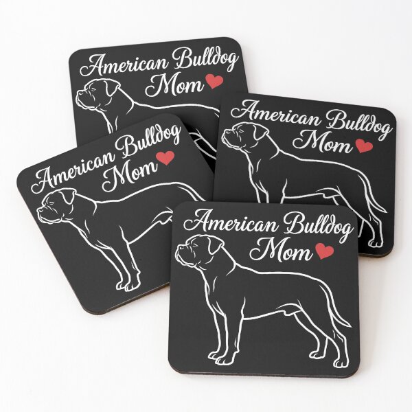 Item preview, American Bulldog Mom Cute Dog Lover Shirt designed and sold by TeNovaStudio.
