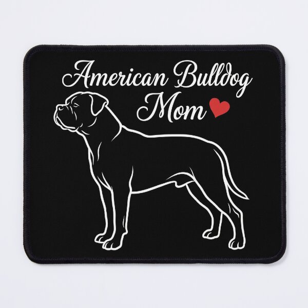 Item preview, American Bulldog Mom Cute Dog Lover Shirt designed and sold by TeNovaStudio.