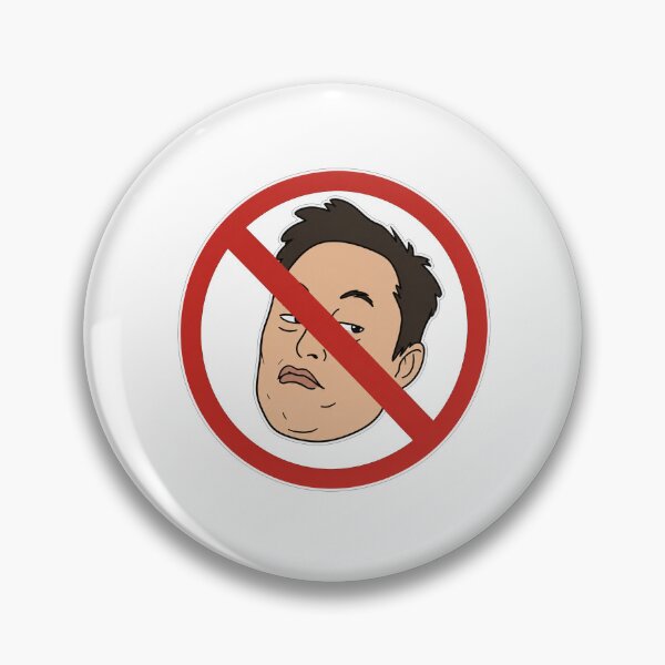 Item preview, No Elon Anti Elon Musk Cartoon Protest Graphic designed and sold by Owcomm.