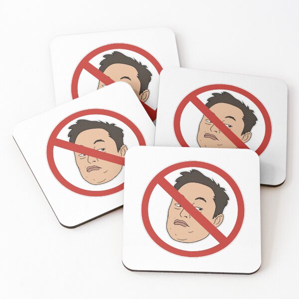 Item preview, No Elon Anti Elon Musk Cartoon Protest Graphic designed and sold by Owcomm.