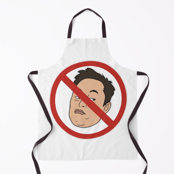 Item preview, No Elon Anti Elon Musk Cartoon Protest Graphic designed and sold by Owcomm.