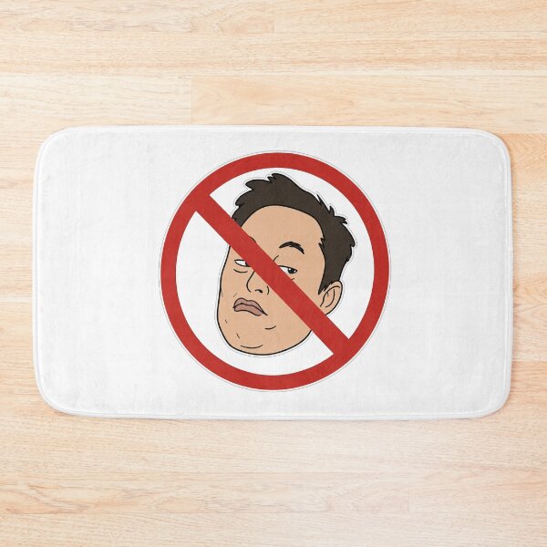 Item preview, No Elon Anti Elon Musk Cartoon Protest Graphic designed and sold by Owcomm.