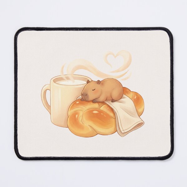 Item preview, Sleepy Capybara Sweet Pastry Food Trend designed and sold by MythicCotton.
