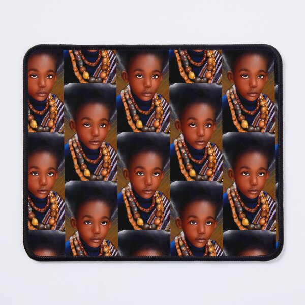 Item preview, Mkuu African Boy Portrait Painting designed and sold by JazsminArt.