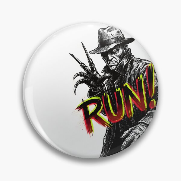 Item preview, Scary Terry Run Bold Neon Vector Poster designed and sold by Dhenin Studio.
