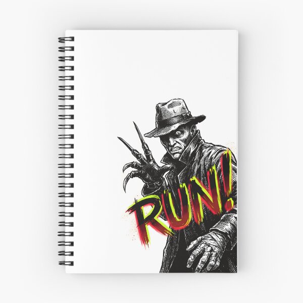 Item preview, Scary Terry Run Bold Neon Vector Poster designed and sold by Dhenin Studio.