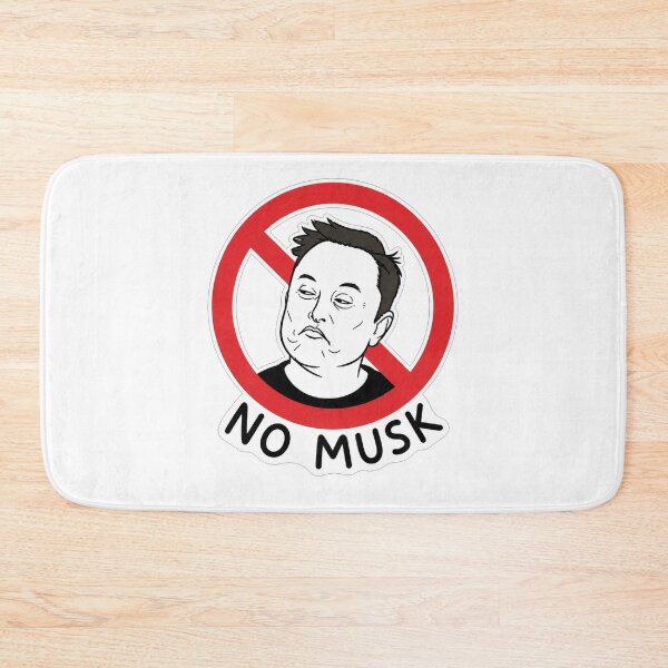 Item preview, No Musk Anti Elon Musk Protest Graphic Tee designed and sold by Owcomm.