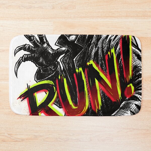 Item preview, Scary Terry Run Bold Neon Vector Poster designed and sold by Dhenin Studio.
