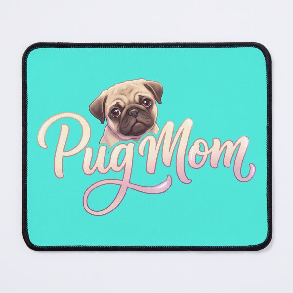 Item preview, Cute Pug Mom Pastel Puppy Love Shirt designed and sold by TeNovaStudio.