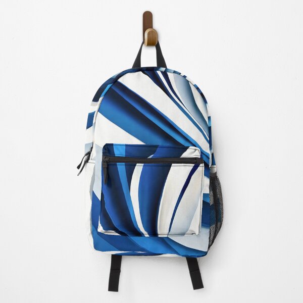 Item preview, Abstract Blue and White Spiral designed and sold by Vicky Brago-Mitchell®.