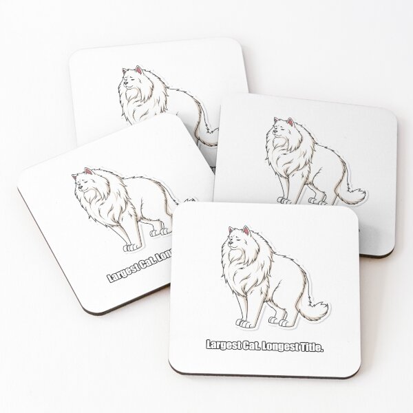 Item preview, Maine Coon Sticker - Largest Cat Longest Title - Funny Gift designed and sold by pawdrops.