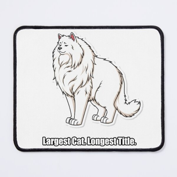 Item preview, Maine Coon Sticker - Largest Cat Longest Title - Funny Gift designed and sold by pawdrops.