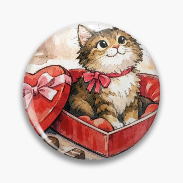 Item preview, Cat Sitting in a Box of Chocolates designed and sold by Maria Dryfhout.