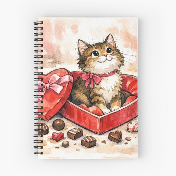 Item preview, Cat Sitting in a Box of Chocolates designed and sold by Maria Dryfhout.
