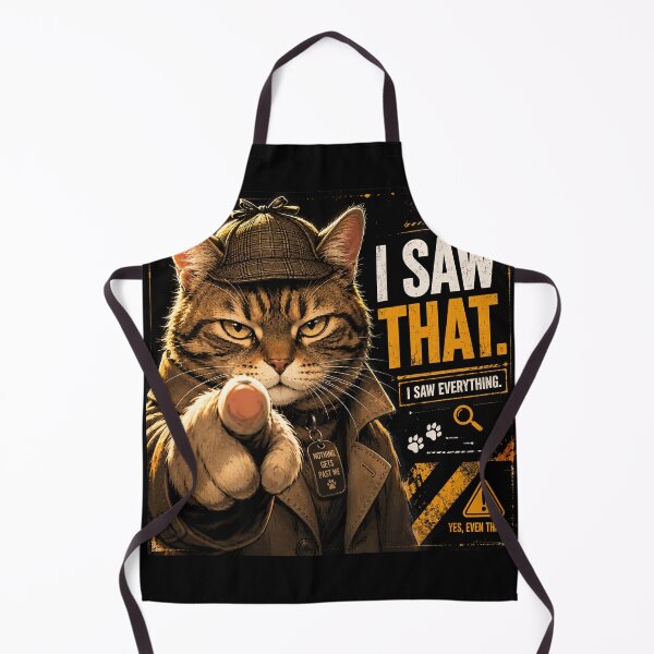 Item preview, Detective cat Sherlock: I saw it! designed and sold by thirtyonestars.