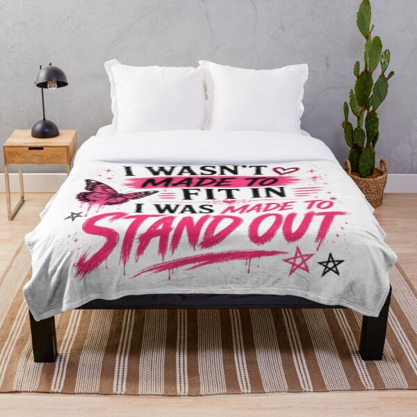Item preview, I Wasn't Made to Fit In, I Was Made to Stand Out butterfly designed and sold by INKRebelGraphic.