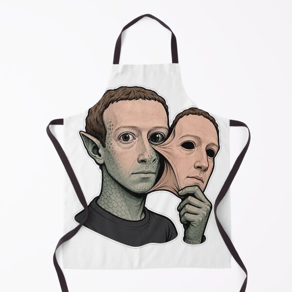 Item preview, Mark Zuckerberg Reptilian Mask Reveal designed and sold by Owcomm.
