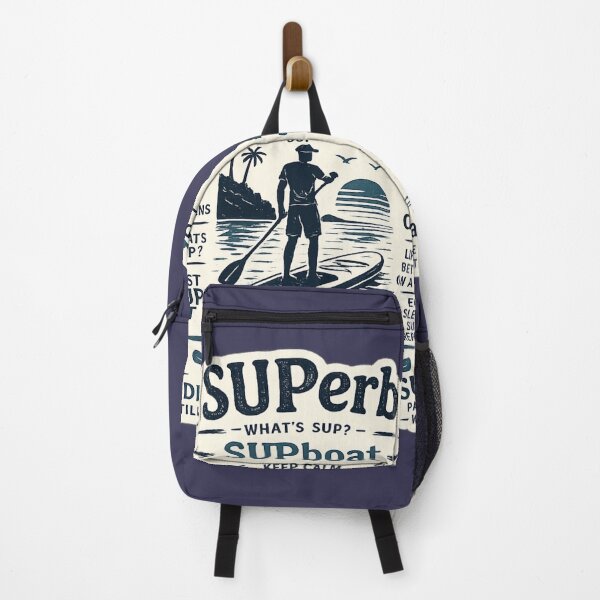 Item preview, Stand Up Paddleboard SUP Paddleboarding Retro Design designed and sold by TheSlowShore.