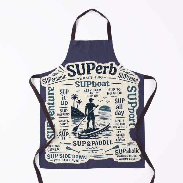 Item preview, Stand Up Paddleboard SUP Paddleboarding Retro Design designed and sold by TheSlowShore.