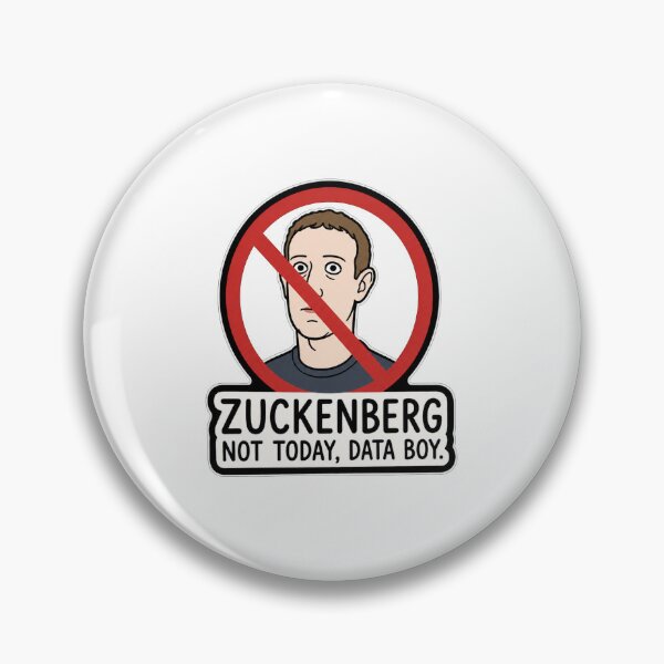 Item preview, Zuckenberg Not Today Data Boy Funny Privacy Meme Sticker designed and sold by Owcomm.