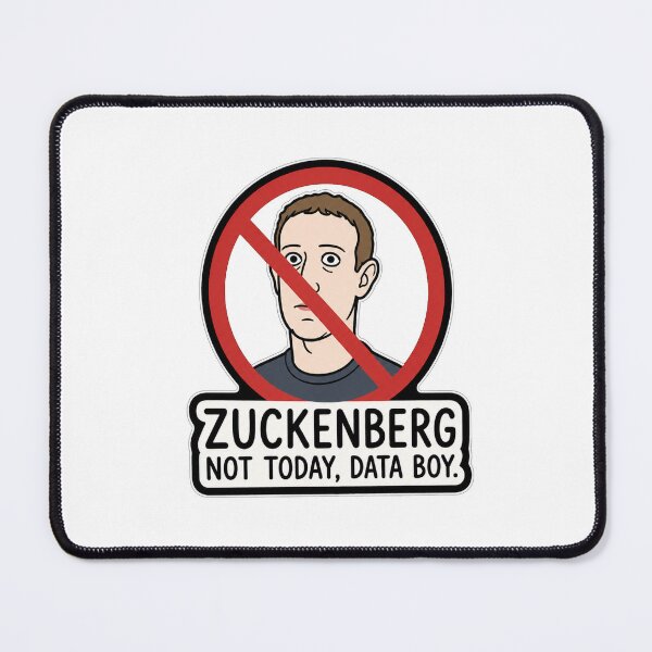 Item preview, Zuckenberg Not Today Data Boy Funny Privacy Meme Sticker designed and sold by Owcomm.