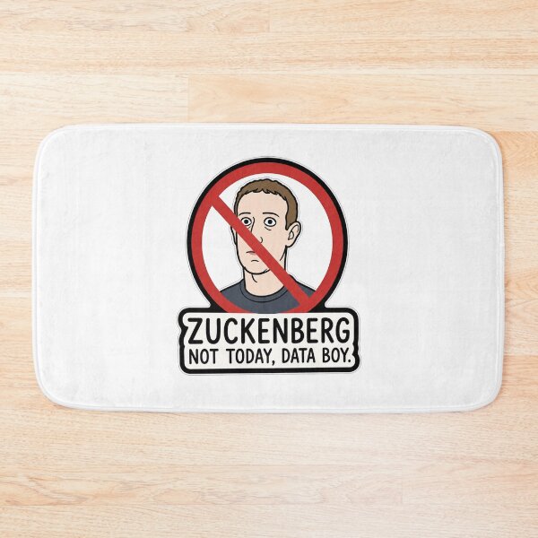 Item preview, Zuckenberg Not Today Data Boy Funny Privacy Meme Sticker designed and sold by Owcomm.