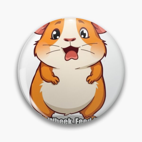 Item preview, Guinea Pig Sticker - Wheek Wheek Feed Me Now - Funny Gift designed and sold by pawdrops.
