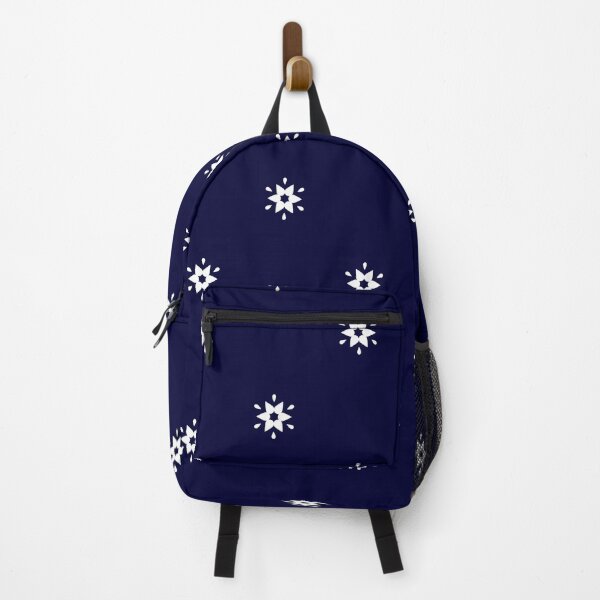 Item preview, Dark navy blue & white mini sunburst seamless pattern designed and sold by Mint + Midnight.