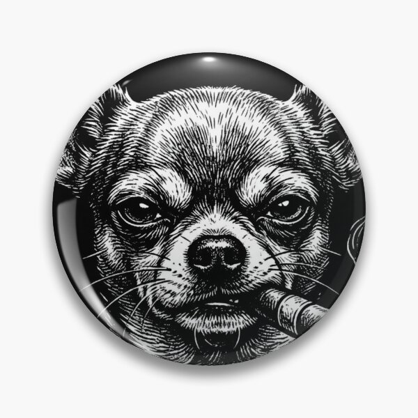 Item preview, Funny Chihuahua Smoking Cigar Bad Dog Shirt designed and sold by TeNovaStudio.