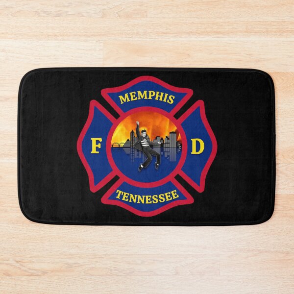 Item preview, Memphis Fire Department - Fire Skyline and Elvis designed and sold by BerlinerKatzen.