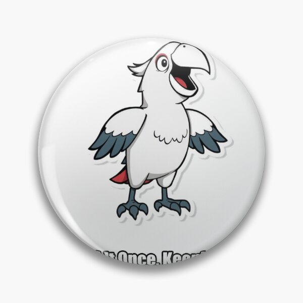 Item preview, Parrot Sticker - Said It Once Keeping It - Funny Parrot Gift designed and sold by pawdrops.