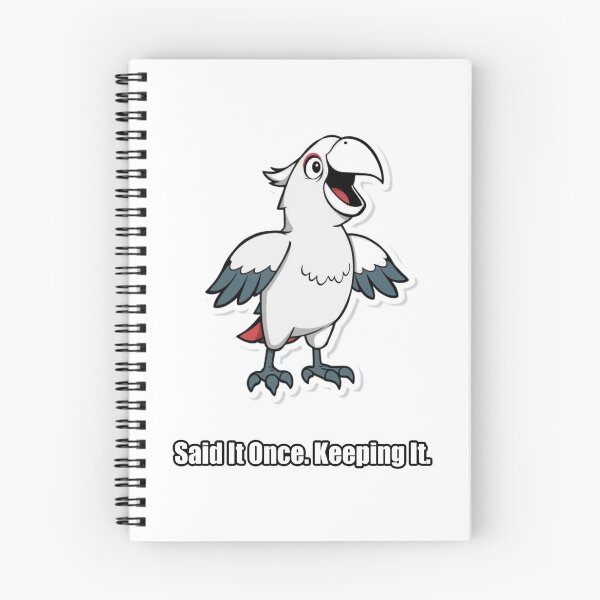 Item preview, Parrot Sticker - Said It Once Keeping It - Funny Parrot Gift designed and sold by pawdrops.