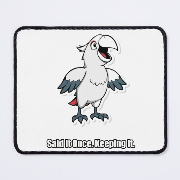 Item preview, Parrot Sticker - Said It Once Keeping It - Funny Parrot Gift designed and sold by pawdrops.