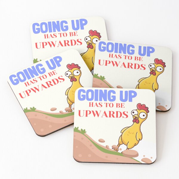 Item preview, Funny Chicken Going Up Has To Be Upwards designed and sold by LensDyn™.