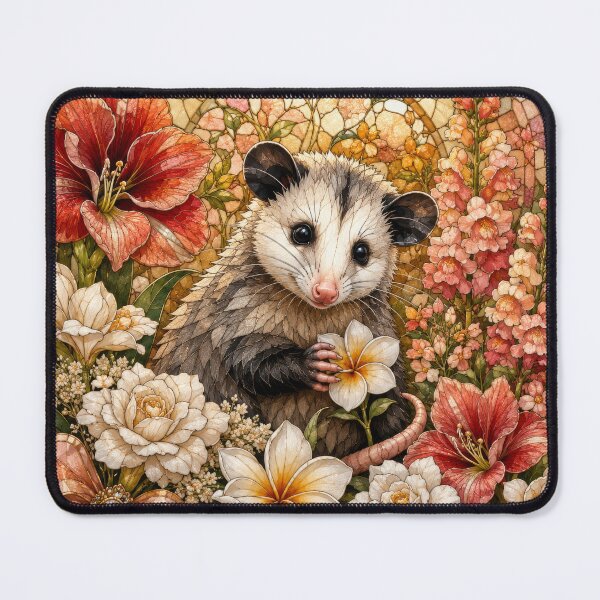 Item preview, Opossum in Amaryllis Flower  designed and sold by scicilysimonee.