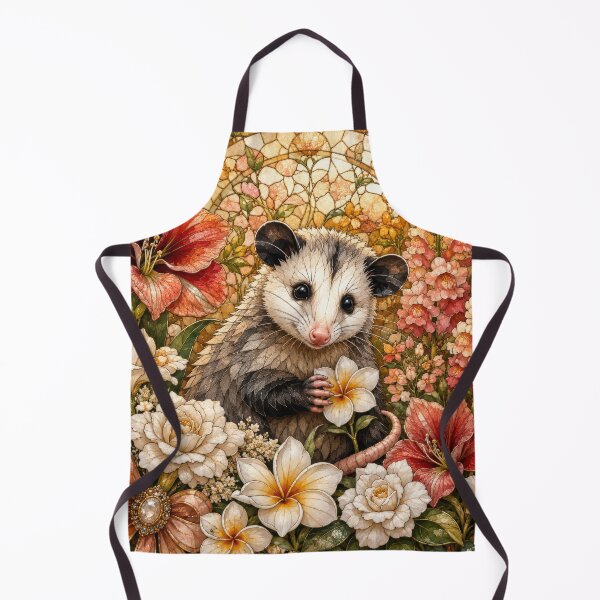 Item preview, Opossum in Amaryllis Flower designed and sold by scicilysimonee.