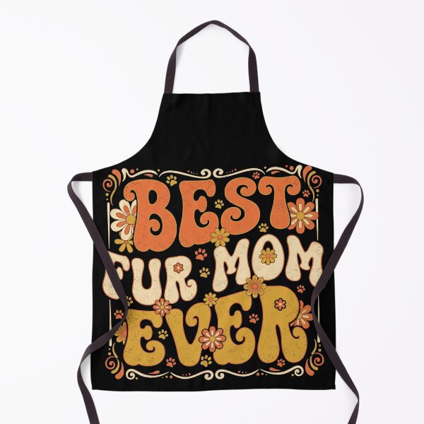 Item preview, Groovy Best Fur Mom Ever Retro Shirt designed and sold by TeNovaStudio.