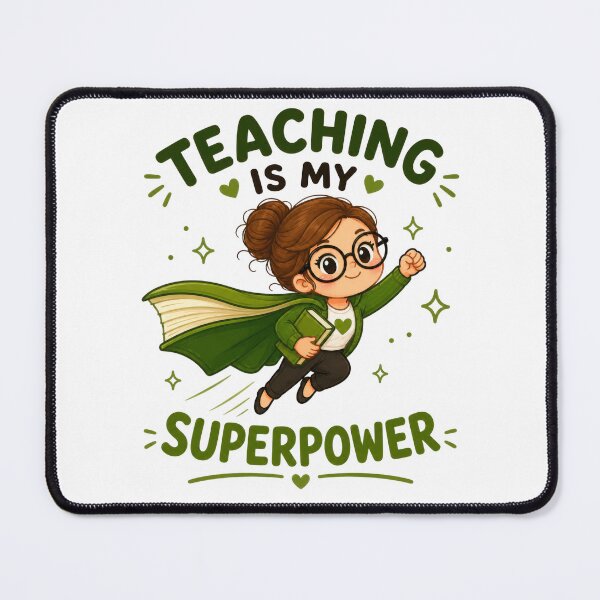 Item preview, Teaching Is My Superpower Funny Teacher Appreciation Gift designed and sold by INVITOARTE.