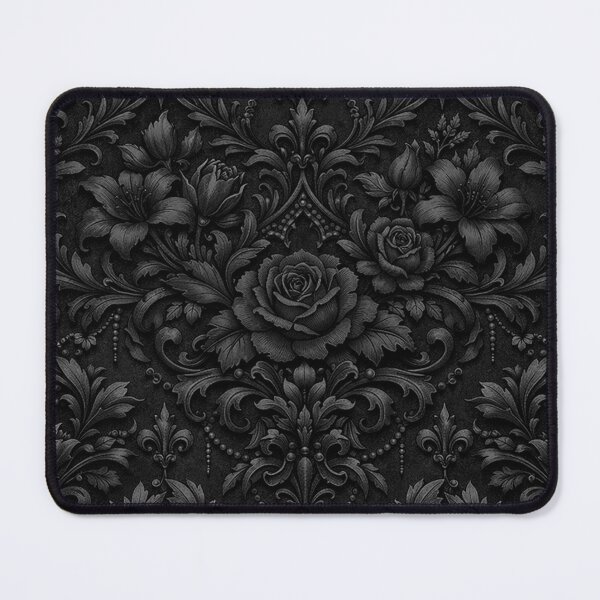 Item preview, Dark Gothic Rose Damask Pattern designed and sold by Owcomm.