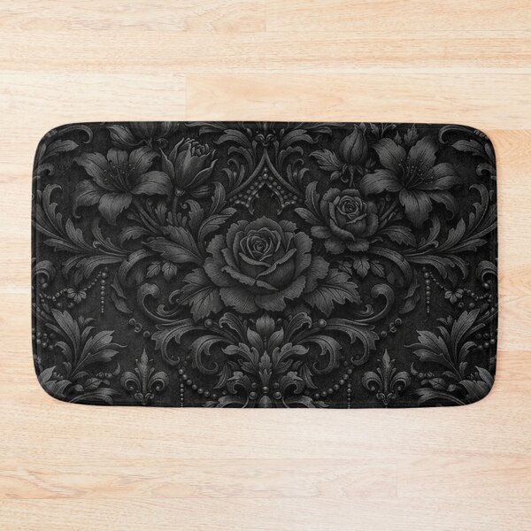 Item preview, Dark Gothic Rose Damask Pattern designed and sold by Owcomm.
