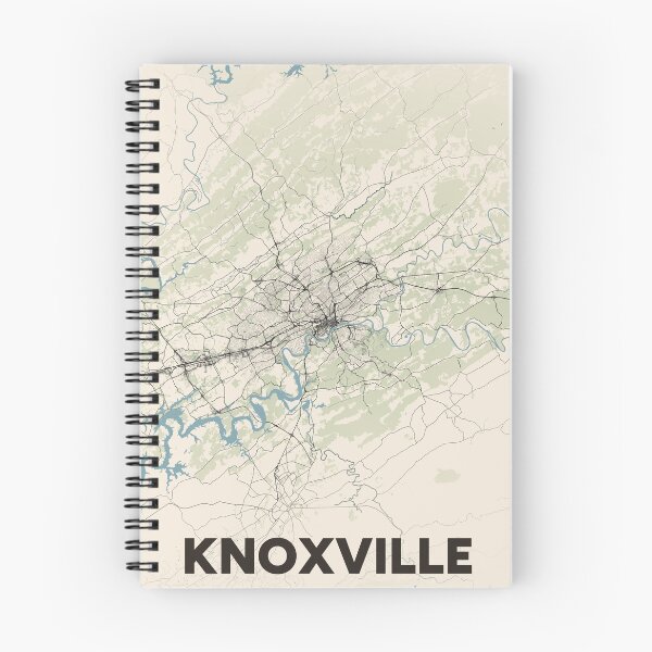 Item preview, Knoxville Map designed and sold by MapsNerd.