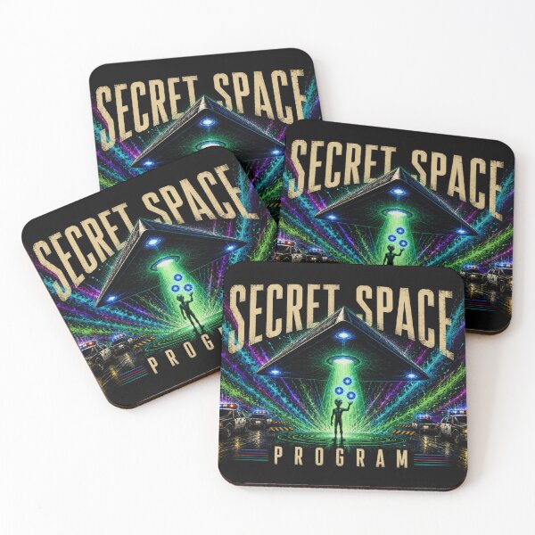 Item preview, Secret Space Program | Retro UFO First Contact Design designed and sold by High Hog Art & Design .
