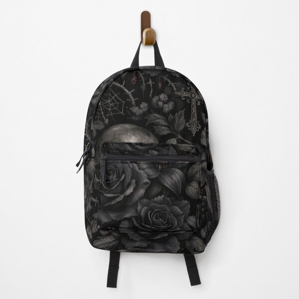 Item preview, Gothic Midnight Garden Floral Skull designed and sold by Owcomm.