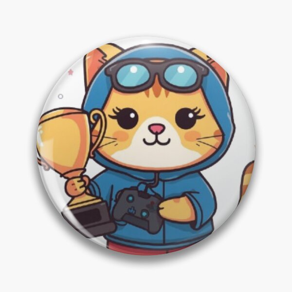 Item preview, Cat Powered Gaming Sticker designed and sold by Stylestickers55.